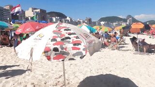 ???????? Rio de Janeiro Copacabana Beach Walk tour Brazil Travel ????