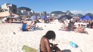 ???????? Rio de Janeiro Copacabana Beach Walk tour Brazil Travel ????