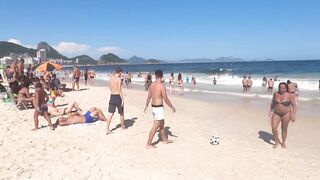 ???????? Rio de Janeiro Copacabana Beach Walk tour Brazil Travel ????